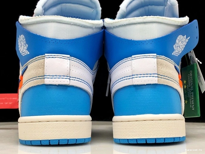 Blue Off-White UNC 1 Air AQ0818-148 Jordan Powder 0816